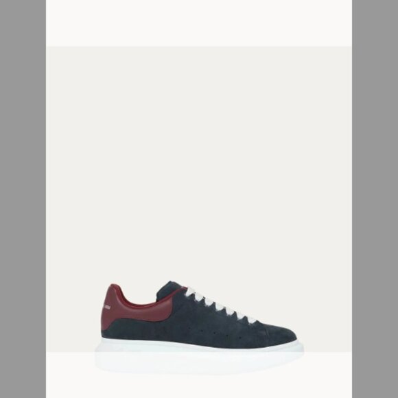 McQueen NIB Men's Suede Leather-Backstay Oversized Sneakers(ORIG.$650) (8) (41)